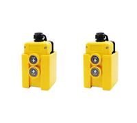 Lot de 2 interrupteurs de commande à distance pour remorque à benne basculante 12 V DC vers le haut et vers le bas - Pompe hydraulique