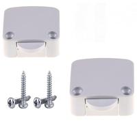 Lot de 2 interrupteurs de contact de porte pour armoires, débarras et autres portes, interrupteurs de bar, interrupteur d'armoire, 250 V 2 A, carré 3,4 x 3,2 x 1,6 cm