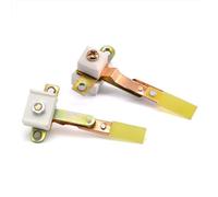 Lot de 2 interrupteurs de contact pour cuiseur à riz - Contact en cuivre - Pied en fer - Interrupteur de contrôle de la température - Cuiseur à riz - Pièces de rechange générales - En métal