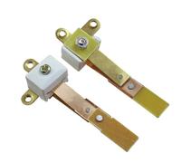 Lot de 2 interrupteurs de contact pour cuiseur à riz - Contact en cuivre - Pied en fer - Interrupteur de contrôle de la température - Cuiseur à riz - Pièces de rechange générales - En métal