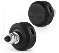 Lot de 2 interrupteurs de fin de course magnétiques pour ouvre-portails coulissants, boîtier en nylon renforcé de fibre de verre avec aimants ronds, kit d'installation complet pour portes de garage