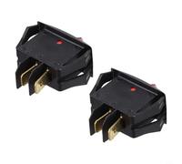 Lot de 2 interrupteurs de moteur de rechange compatibles avec les pompes Hayward Spx1500s8 en plastique noir pour contrôle de l'équipement de piscine, spa, fonctionnement fluide, performance durable