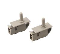 Lot De 2 Interrupteurs De Porte De Réfrigérateur En Plastique, Large Plage De Tension, Outils De Commutation À Poussoir