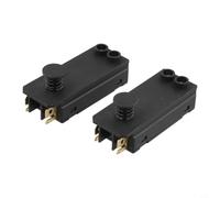 Lot de 2 interrupteurs de rechange 1617200048 pour Bosch pour marteau électrique gsh11e/pièce d'outil électrique en métal/pour réparation et entretien