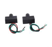 Lot de 2 interrupteurs de réglage de la pression pour pulvérisateur agricole 12 V - Pour quad - En polypropylène noir (plastique)