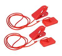 Lot de 2 Interrupteurs de Sécurité pour Tapis de Course, 5 Interrupteurs de Sécurité Universels pour Tapis de Course e Sécurité Magnétique, Verrouillage de L'interrupteur de Sécurité pour Machin