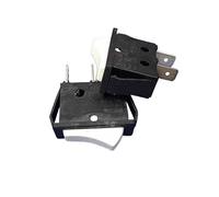 Lot de 2 interrupteurs DRH-1115 à 2 broches 32 x 14 mm en forme de bateau Blanc 16 A 250 V