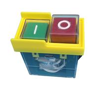 Lot de 2 interrupteurs électromagnétiques 6(4) A / 250 V - KJD6 5e4 pour perceuses et scies à lame