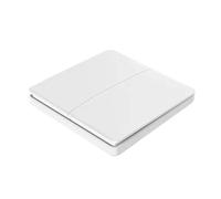 Lot de 2 interrupteurs muraux sans fil - Avec récepteur - Portée de 30 m - Sans fil - Sans fil - Sans batterie