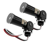 Lot de 2 interrupteurs photoélectriques, du crépuscule à l'aube/jour de nuit, cellule photoélectrique étanche IP65 pour lumière