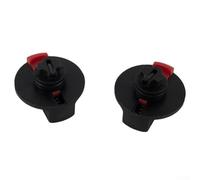 Lot de 2 interrupteurs poussoirs en plastique de rechange pour perforateurs perforateurs rotatifs GBH2-24 & GBH2-26 - Noir et rouge avec trou de montage de 15,5 mm, 39 x 35 mm