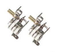 Lot de 2 interrupteurs thermostat bimétalliques KST-168 réglables à 90 °C, 16 A, 250 V CA, limiteur de température pour chauffage électrique, fer à repasser, cuiseur à riz, grille-pain, friteuse, four