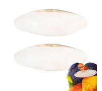Lot de 2 jambes de pieuvre pour oiseaux - Os de calmar pour escargots - Bec de calmar Teether 14 à 7,8 cm - Pour cockatiel Canary Love Bart Dragon Cage Vo