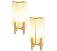 Lot de 2 Janka Nature avec structure marron