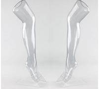 Lot de 2 jarretelles pour la présentation de bas et de chaussettes, jambes décoratives - Féminin - 56 cm - Pied décoratif avec support, mannequin - Jambe féminine de forme réaliste, jambes de