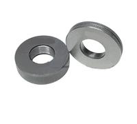 Lot de 2 jauges à filetage métrique 6G, les spécifications incluent M20 X2.5 X2 X1.5 et M20X1, calibre de butée de pas, filetage fin TZ(M20X2.5 6G)