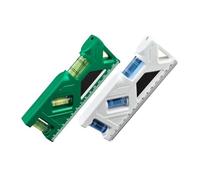 Lot de 2 jauges de niveau de 150 mm avec base magnétique pour mesure horizontale, verticale et à 45°, niveau à bulle ABS résistant aux chocs avec forte adsorption, taille compacte pour une utilisation