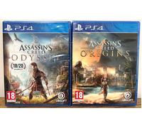 LOT DE 2 JEUX ASSASSIN'S CREED - PS4 - PlayStation4 - PS5 - PAL FR - NEUFS