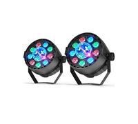 Lot de 2 Jeux de lumière 2en1 - GHOST -Projecteur PAR MINI + Dôme ASTRO LED RVB DMX - AYDENE