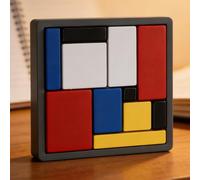 Lot de 2 Jeux de réflexion logique - Jeu de réflexion éducatif Portable - Puzzle logique - avec 88 défis - 13,5 x 13,5 cm - pour, Adultes, école à Domicile
