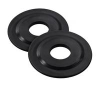 Lot de 2 Joint Chasse d'eau wc 24mm ID 72mm OD | Compatible avec Siamp Skipper 45 Storm 33A, Joint wc Chasse Deau, Noir