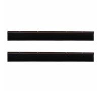 Lot de 2 Joint de Porte, Brosse Boudin Bas de Porte Isolant pour porte à visser 2 pcs Marron 100x11 cm