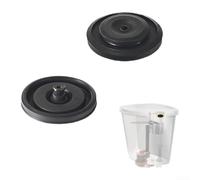 Lot de 2 joints à membrane en caoutchouc pour valve de remplissage de toilettes Fluidmaster 242/400/747 et 83143, noir, 2,9 cm