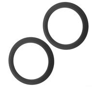 Lot de 2 joints coniques en caoutchouc de silicone noir 72 x 57 x 8,2 mm compatibles avec Nuova pour Simonelli Appia Espresso - Sécurise la poignée du porte-filtre et forme un joint complet