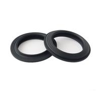 Lot de 2 joints coulissants en caoutchouc pour réservoir de cassette de toilette Thetford, noir