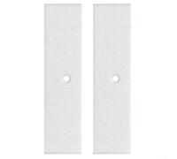 Lot de 2 joints de couvercle en fibre céramique 185 x 48 x 5 mm pour modèles Rika Premio, Visio, Leda, poêles à granulés, pièces de rechange pour pot d'échappement supérieur
