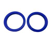 Lot de 2 joints de culasse en silicone pour machines à expresso E61, 8,5 mm d'épaisseur, compatible avec Cafelat et toutes les têtes de groupe modernes répliques E61, bleu