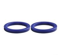 Lot de 2 joints de culasse en silicone résistant à la chaleur pour machines à expresso Cafelat - 8,5 mm d'épaisseur - Joint E61 pour toutes les têtes E61 - Bleu