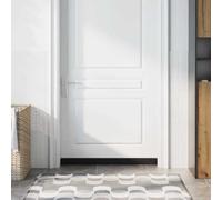 Lot de 2 joints de porte auto-adhésifs, 100 cm, en alliage d'aluminium argenté, butoir de serrage pour portes intérieures, réduction du bruit, bloc de poussière, économie d'énergie pour chambre à