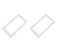 Lot de 2 joints de rechange en fibre de céramique pour trappe de révision MCZ - 220 x 120 x 4 mm - Joint en fibre de céramique résistant à la chaleur pour accessoires de poêle (220 x 120 x 4 mm)