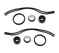Lot de 2 joints de rechange SPX1600TRA pour Hayward pour Super Pump SP1600 SP2600 X Dual Speed pour modèles VSP avec couvercle diffuseur joints et joint d'arbre en plastique noir