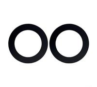 Lot de 2 joints de tête d'infusion en silicone pour machine à café EM20-30-40-50, 58 mm de diamètre, noir, lot de 1 à 2 joints d'étanchéité de rechange