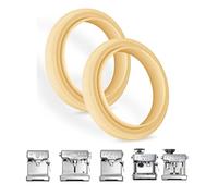 Lot de 2 joints de tête, joints toriques, compatibles avec les machines à expresso Sage The Barista Express BES875UK SES875BKS SES875 SES875BTR2GUK1