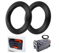 Lot de 2 joints de toilette à fermeture éclair pour Thetford C200 C250 C260 C400 C2 C3 C4 - En silicone étanche - Joint coulissant - Joint à lèvre de rechange - Joint à lèvre étanche pour réservoir à