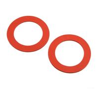 Lot de 2 joints de valve de chasse d'eau pour Mansfield 210 211 - Kit de joints en caoutchouc rouge pour arrêter les fuites et toilettes en cours d'exécution - Pièces de rechange à fixation rapide