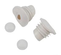 Lot de 2 joints de vidange de sol en silicone pour machine à laver et lave-vaisselle - Joint de tuyau d'égout désodorisant à 7 couches, convient pour 45-50 mm ID Pi