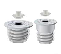Lot de 2 joints d'étanchéité anti-odeurs pour canalisations de sol de cuisine, machine à laver, anti-odeur