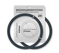 Lot de 2 joints d'étanchéité en caoutchouc de rechange pour machine à café Caffeo Ci Passione 6556501