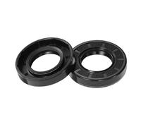Lot de 2 joints d'étanchéité en caoutchouc NBR, diamètre intérieur 25 mm, diamètre extérieur 50 mm, joint à lèvre d'arbre en carbure de tungstène avec ressort,TC-25x50x10mm