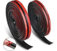 Lot de 2 joints d'étanchéité en caoutchouc pour pare-brise avant et arrière de voiture (6,7 m)