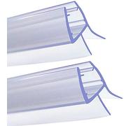 Lot de 2 joints d'étanchéité en plastique 4-6 mm pour paroi de douche - 100 cm
