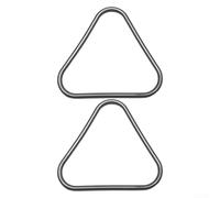 Lot de 2 joints d'étanchéité triangulaires de rechange pour nettoyeur haute pression Karcher modèles K2 K3 K4 correspondant au numéro de pièce 9.081-422.0 Construction métallique