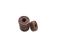 Lot de 2 joints d'huile FKM en caoutchouc fluoré pour cylindre hydraulique ID 5 mm 6 mm 7 mm 5 x 15 x 6 6 x 16 x 5 7 x 19 x 6 mm