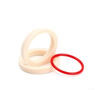 Lot de 2 joints en éponge absorbants pour fourche avant - Anneau de choc en mousse - 32 mm/34 mm/35 mm/36 mm - Avec cercle rouge (32 mm)