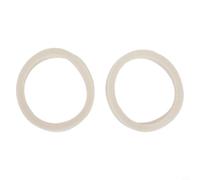 Lot de 2 joints en mousse éponge pour fourche de vélo Rockshox - Kit d'entretien de lubrification pour suspension avant Rockshox - Blanc - Diamètre intérieur de 30 mm à 40 mm - Compatible avec les