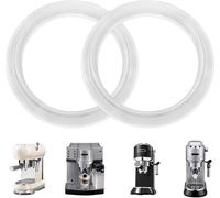 Lot de 2 joints en silicone de rechange, Compatible con DeLonghi Machine à Café, Silicone Ø47mm, Compatible DeLonghi Dedica EC680 EC685 EC820 EC850 EC860, Joint Porte Filtre Étanchéité